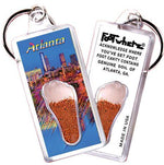 Load image into Gallery viewer, Atlanta FootWhere® Souvenir Keychains. 6 Piece Set. Made in USA-FootWhere® Souvenirs