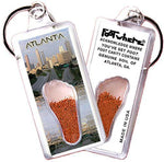 Load image into Gallery viewer, Atlanta FootWhere® Souvenir Keychain. Made in USA-FootWhere® Souvenirs