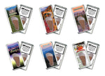 Load image into Gallery viewer, Asheville, NC FootWhere® Souvenir Fridge Magnets. 6 Piece Set. Made in USA-FootWhere® Souvenirs