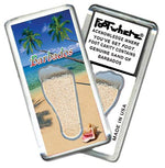 Load image into Gallery viewer, Barbados FootWhere® Souvenir Fridge Magnets. 6 Piece Set. Made in USA-FootWhere® Souvenirs