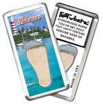 Load image into Gallery viewer, Bahamas FootWhere® Souvenir Fridge Magnet. Made in USA-FootWhere® Souvenirs