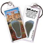 Load image into Gallery viewer, Birmingham, AL FootWhere® Souvenir Key Chain. Made in USA-FootWhere® Souvenirs