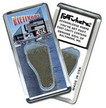 Load image into Gallery viewer, Baltimore FootWhere® Souvenir Fridge Magnets. 6 Piece Set. Made in USA-FootWhere® Souvenirs