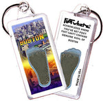 Load image into Gallery viewer, Boston FootWhere® Souvenir Key Chain. Made in USA-FootWhere® Souvenirs