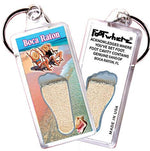 Load image into Gallery viewer, Boca Raton FootWhere® Souvenir Keychains. 6 Piece Set. Made in USA-FootWhere® Souvenirs