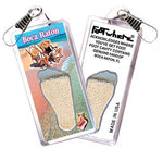 Load image into Gallery viewer, Boca Raton, FL FootWhere Souvenir Zipper-Pull. Made in USA-FootWhere Souvenirs