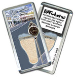 Load image into Gallery viewer, Bermuda FootWhere® Souvenir Fridge Magnets. 6 Piece Set. Made in USA-FootWhere® Souvenirs