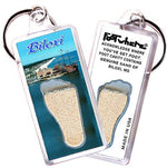 Load image into Gallery viewer, Biloxi FootWhere® Souvenir Keychains. 6 Piece Set. Made in USA-FootWhere® Souvenirs