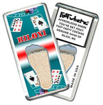 Load image into Gallery viewer, Biloxi, MS FootWhere® Souvenir Fridge Magnet. Made in USA-FootWhere® Souvenirs
