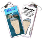 Load image into Gallery viewer, Biloxi FootWhere® Souvenir Zipper-Pulls. 6 Piece Set. Made in USA-FootWhere® Souvenirs