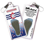 Load image into Gallery viewer, Cincinnati FootWhere® Souvenir Zipper-Pull. Made in USA-FootWhere® Souvenirs