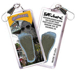 Load image into Gallery viewer, Cincinnati FootWhere® Souvenir Zipper-Pull. Made in USA-FootWhere® Souvenirs