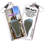 Load image into Gallery viewer, Cincinnati FootWhere® Souvenir Zipper-Pull. Made in USA-FootWhere® Souvenirs