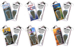 Load image into Gallery viewer, Cincinnati FootWhere® Souvenir Zipper-Pulls. 6 Piece Set. Made in USA-FootWhere® Souvenirs