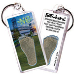 Load image into Gallery viewer, Wilmington, NC FootWhere® Souvenir Keychain. Made in USA-FootWhere® Souvenirs