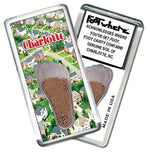 Load image into Gallery viewer, Charlotte FootWhere® Souvenir Fridge Magnets. 6 Piece Set. Made in USA-FootWhere® Souvenirs