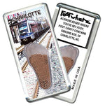 Load image into Gallery viewer, Charlotte FootWhere® Souvenir Fridge Magnets. 6 Piece Set. Made in USA-FootWhere® Souvenirs