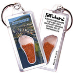 Load image into Gallery viewer, Chattanooga FootWhere® Souvenir Keychains. 6 Piece Set. Made in USA-FootWhere® Souvenirs