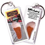 Load image into Gallery viewer, Chattanooga FootWhere® Souvenir Keychains. 6 Piece Set. Made in USA-FootWhere® Souvenirs