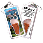 Load image into Gallery viewer, Chattanooga FootWhere® Souvenir Zipper-Pulls. 6 Piece Set. Made in USA-FootWhere® Souvenirs