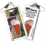 Load image into Gallery viewer, Chattanooga FootWhere® Souvenir Zipper-Pulls. 6 Piece Set. Made in USA-FootWhere® Souvenirs