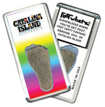 Load image into Gallery viewer, Catalina Island FootWhere® Souvenir Fridge Magnet. Made in USA-FootWhere® Souvenirs