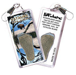 Load image into Gallery viewer, Catalina Island FootWhere® Souvenir Zipper-Pull. Made in USA-FootWhere® Souvenirs