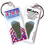 Load image into Gallery viewer, Columbus, OH FootWhere® Souvenir Keychain. Made in USA-FootWhere® Souvenirs