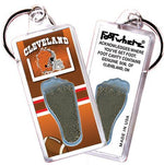 Load image into Gallery viewer, Cleveland FootWhere® Souvenir Keychain. Made in USA-FootWhere® Souvenirs