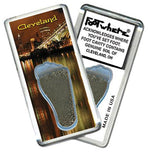 Load image into Gallery viewer, Cleveland FootWhere® Souvenir Fridge Magnet. Made in USA-FootWhere® Souvenirs