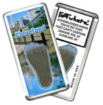Load image into Gallery viewer, Cleveland FootWhere® Souvenir Fridge Magnets. 6 Piece Set. Made in USA-FootWhere® Souvenirs