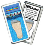 Load image into Gallery viewer, Cancun FootWhere® Souvenir Fridge Magnet. Made in USA-FootWhere® Souvenirs