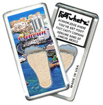 Load image into Gallery viewer, Cancun FootWhere® Souvenir Fridge Magnet. Made in USA-FootWhere® Souvenirs