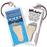 Load image into Gallery viewer, Cancun FootWhere® Souvenir Keychain. Made in USA-FootWhere® Souvenirs