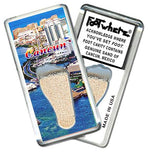 Load image into Gallery viewer, Cancun FootWhere® Souvenir Fridge Magnets. 6 Piece Set. Made in USA-FootWhere® Souvenirs