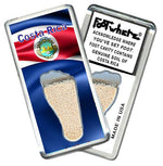 Load image into Gallery viewer, Costa Rica FootWhere® Souvenir Fridge Magnets. 6 Piece Set. Made in USA-FootWhere® Souvenirs