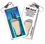 Load image into Gallery viewer, Corpus Christi FootWhere® Souvenir Zipper-Pull. Made in USA-FootWhere® Souvenirs