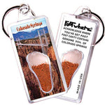 Load image into Gallery viewer, Colorado Springs FootWhere® Souvenir Keychain. Made in USA-FootWhere® Souvenirs