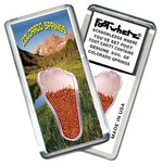 Load image into Gallery viewer, Colorado Springs FootWhere® Souvenir Fridge Magnets. 6 Piece Set. Made in USA-FootWhere® Souvenirs