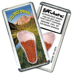 Load image into Gallery viewer, Colorado Springs FootWhere® Souvenir Fridge Magnet. Made in USA-FootWhere® Souvenirs