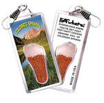 Load image into Gallery viewer, Colorado Springs FootWhere® Souvenir Zipper-Pull. Made in USA-FootWhere® Souvenirs
