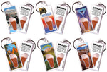 Load image into Gallery viewer, Colorado Springs FootWhere® Souvenir Keychains. 6 Piece Set. Made in USA-FootWhere® Souvenirs