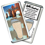 Load image into Gallery viewer, Cabo San Lucas FootWhere® Souvenir Fridge Magnet. Made in USA - FootWhere® Souvenir Shop
