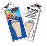 Load image into Gallery viewer, Cabo San Lucas FootWhere® Souvenir Zipper-Pulls. 6 Piece Set. Made in USA - FootWhere® Souvenir Shop