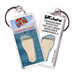 Load image into Gallery viewer, Clearwater, FL FootWhere® Souvenir Keychain. 72 pieces/ 6 assorted styles.