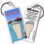Load image into Gallery viewer, Clearwater FootWhere® Souvenir Keychains. 6 Piece Set. Made in USA-FootWhere® Souvenirs
