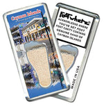 Load image into Gallery viewer, Cayman Islands FootWhere® Souvenir Fridge Magnets. 6 Piece Set. Made in USA-FootWhere® Souvenirs