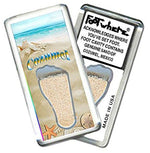 Load image into Gallery viewer, Cozumel FootWhere® Souvenir Fridge Magnets. 6 Piece Set. Made in USA-FootWhere® Souvenirs