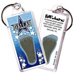 Load image into Gallery viewer, Dallas FootWhere® Souvenir Keychain. Made in USA-FootWhere® Souvenirs