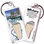 Load image into Gallery viewer, Destin FootWhere® Souvenir Keychain. 72 pieces/ 6 assorted styles.